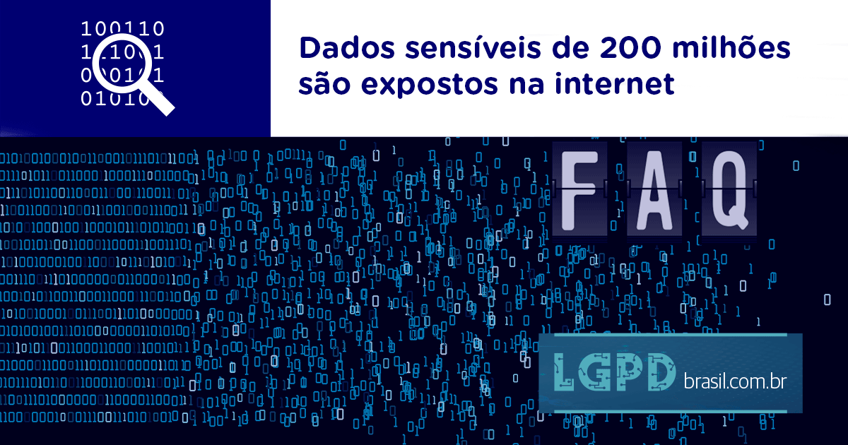 Dados sensíveis de 200 milhões são expostos na internet